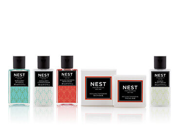 Hotel Toiletries India, Nest®, Green elements International, Licensed Hotel Toiletries.