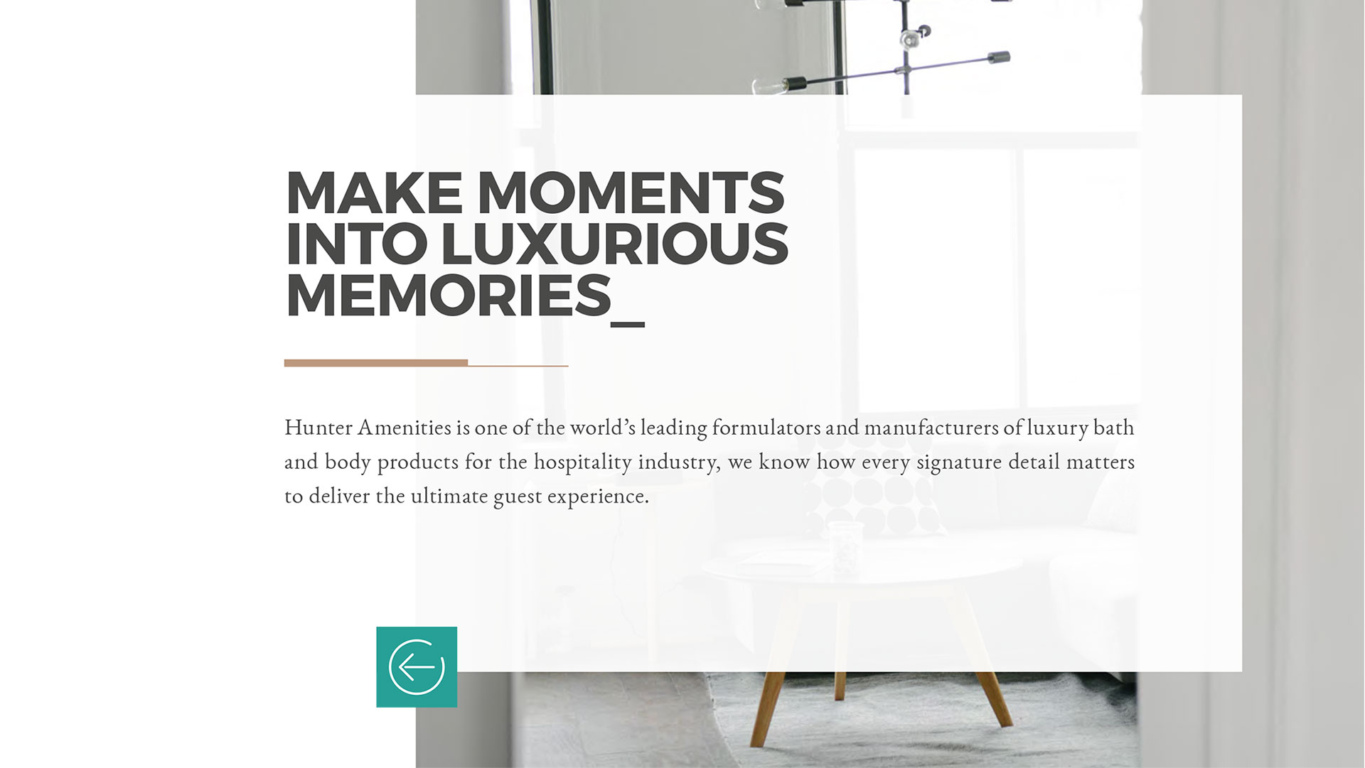 Luxury Hotel Toiletries & Amenities India, Green elements International