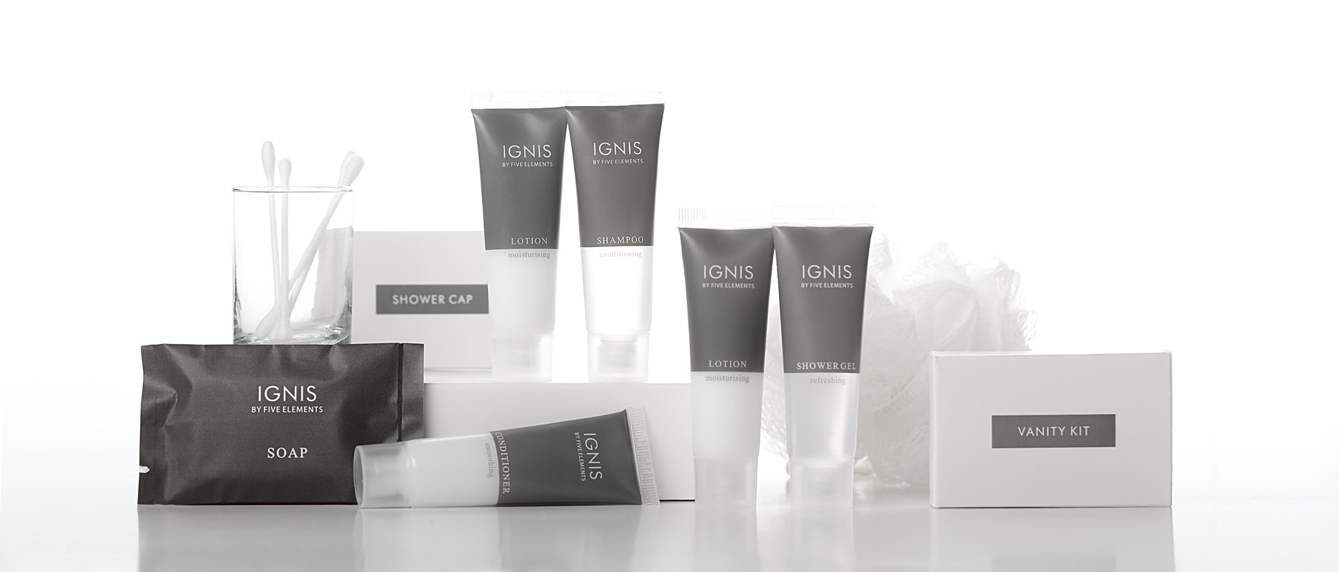 Luxury Hotel Toiletries India, Ignis by Five Elements®, Green elements International